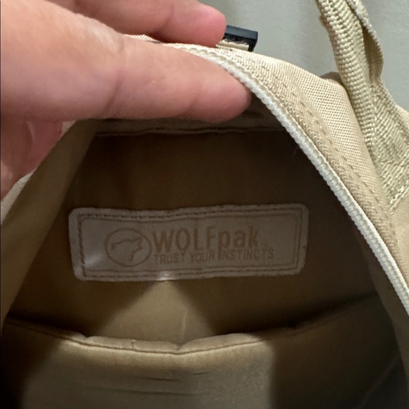 WOLF Tan Mini Backpack - Picture 2 of 7